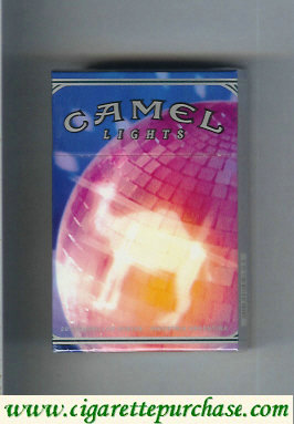 Camel Night Collectors Disco Music Lights cigarettes hard box